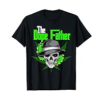 The Dope Father, Worlds Dopest Dad, Papa Weed Smoke Cannabis T-Shirt