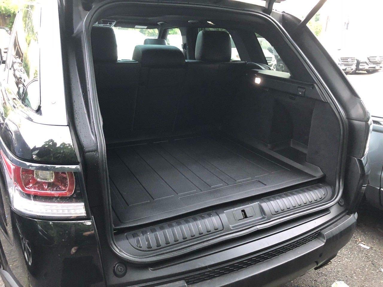 EACCESSORIES EA Cargo Liner - Trunk Mat for Land Rover Range Rover Sport 2014-2022 – Weather-Resistant Trunk Mats for Cars with Raised Lip – Non-Slip Car Trunk Mat Rubber – Laser Pre-Cut Design