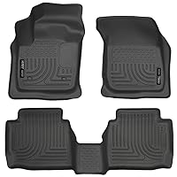Husky Liners 99751 Black Weatherbeater Front & 2nd Seat Floor Liners Fits 2013-2016 Ford Fusion Energi/Titanium, 2013-2016 Lincoln MKZ