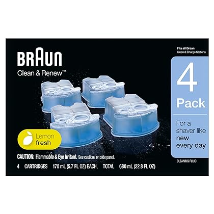 Braun Clean & Renew Refill Cartridges CCR - 22.8 fl oz (Pack of 4)