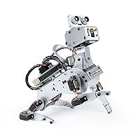 SunFounder PiDog Robot Dog Kit for Raspberry Pi 4/3B+/3B/Zero W, Walking, Self Balancing, Ball Tracing, Face Recognition, Ultrasonic, Camera, Batteries Included (Raspberry Pi NOT Included)