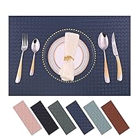 Placemats,Placemats for Dining Table Set of 6,11.8