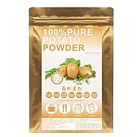 Plant Gift 100% Pure Potato Powder 土豆粉 Natural Potato Flour, Great Flavor for Drinks, Adds Flavor and Taste Non-GMO Powder, No Filler, No additives 100G/3.25oz