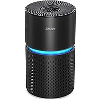 AROEVE Air Purifiers for Home Large Room Up to 1095 Sq.Ft Air Cleaner Coverage High Filtration Remove Dust, Pet Dander, Pollen for Office, Bedroom, MK03- Black