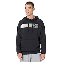 Under Armour Rival Fleece Graphic Hoodie Black/Onyx White XLT