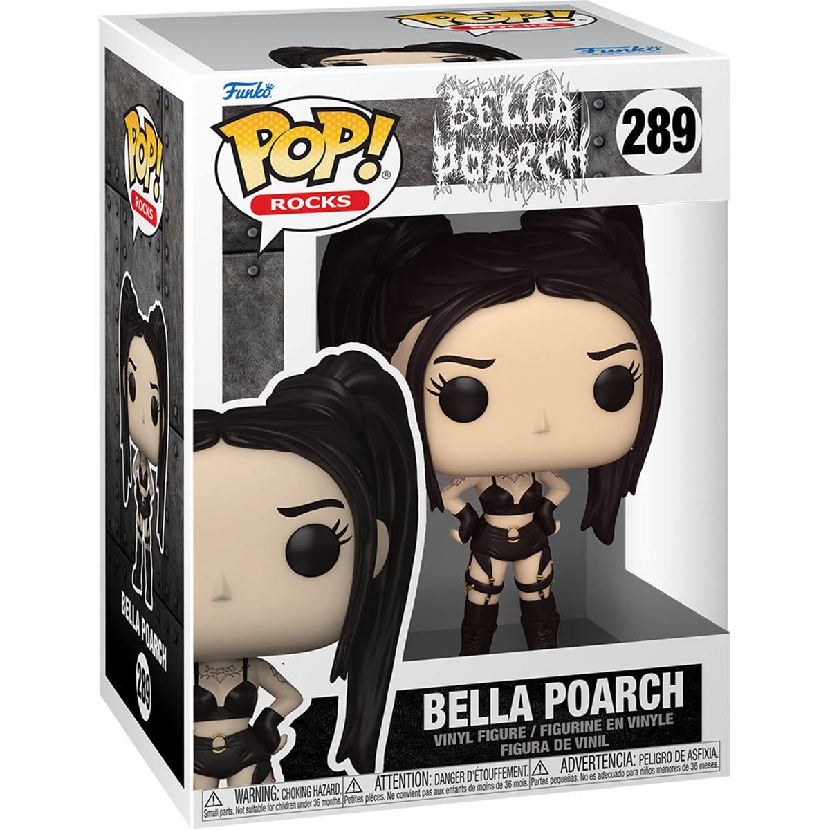 POP Rocks: Bella Poarch Funko Pop! Rocks Vinyl Figure (Bundled with Compatible Pop Box Protector Case), Multicolor, 3.75 inches