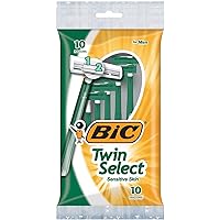 Twin Select Mens Razors, 10 Count (Pack of 5)