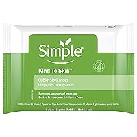 Kind to Skin Facial Cleansing Wipes Cleanser & Makeup Remover Cleansing Removes Waterproof Mascara 7 Wipes