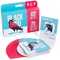 Original Blackbird Playing Card Game Set - Two Deck Set with 25 Scoresheets!