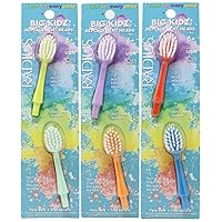RADIUS Big Kidz Forever Brush Replacement Heads for Children, 6 Years and Up, BPA Free ADA Accepted for Growing Teeth and Gums, 2 Heads - Extra Soft (3 Count)
