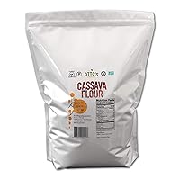 Otto's Naturals Cassava Flour, Gluten Free and Grain-Free Flour For Baking, Certified Paleo & Non-GMO Verified, Made From 100% Yuca Root, All-Purpose Wheat Flour Substitute, 15 lb Bag