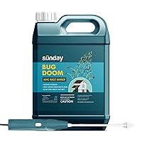 Sunday Bug Insect Spray - Outdoor Perimeter Insect Repellent - Botanically Derived Formula - 1 Gallon Bottle