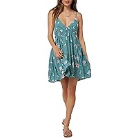 Womens Swim Felix Floral Cover-Up Dress, Teal, S