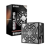 EVGA Supernova 850 P6, 80 Plus Platinum 850W, Fully Modular, Eco Mode with FDB Fan, 10 Year Warranty, Includes Power ON Self Tester, Compact 140mm Size, Power Supply 220-P6-0850-X1