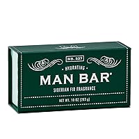 San Francisco Soap Company Hydrating Man Bar, Siberian Fir, 10 Ounce