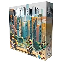 AEG: Rolling Heights - Construction City Building Board Game Set in The 1920's, Roll Your Meeples - Build The City, Ages 10+, 2-4 Players, 60+ Minutes
