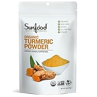 Organic Turmeric Root Powder - 100% Pure Medicinal Herb with Curcumin - 4 oz Bag