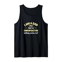 Fearless Dad Chiropractor Father's Day Present Tank Top