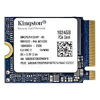 Kingston 1TB M.2 2230 PCIe Gen 4.0x4 NVMe SSD TLC NAND (R/W Speeds up to 4,540/4,230 MB/s) OM3PGP41024P-A0 Compatible with Steam Deck Surface Ally Mini PCs