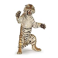 Papo -Hand-Painted - Figurine -Wild Animal Kingdom - Standing Tiger -50208 -Collectible - for Children - Suitable for Boys and Girls- from 3 Years Old