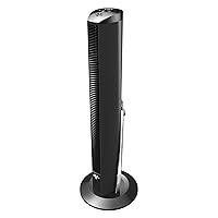 Vornado OSCR37 Oscillating Tower Fan and Air Circulator with Remote, Smooth Oscillation, Timer and Touch Controls, 37-Inch,Black