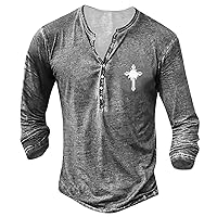 Men Large Size 3D Digital Print Tshirt Long Sleeve Casual Fashion V Neck Pullover Tops Loose Retro Sweatshirt