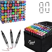 Tongfushop Markers, 80+2 Colors Alcohol Markers, Markers for Adults,  Drawing, Sketching, Card Making, Illustration, Markers Set for Kids  Beginners