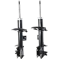 Evan Fischer Shock Absorber and Strut Set Compatible with 2007-2013 Suzuki SX4, Gas Charged Twin-tube Front Driver and Passenger Side