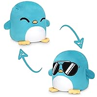 TeeTurtle - Plushmates - Father's Day - Cool Sunglasses Penguin - Huggable and Soft Sensory Fidget Toy Stuffed Animals That Show Your Mood!