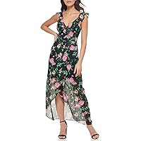 GUESS Women's Floral Printed Maxi