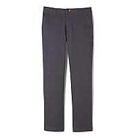 French Toast Boys' Adjustable Waist Straight Fit Stretch Twill Chino Pant