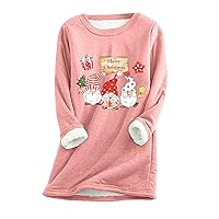 Women's Sweatshirt Autumn And Winter Large Size Loose Printed Top Thickened Lamb's Wool Warm Fitted Shirt, S-3XL