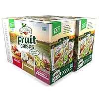 Fruit Crisps, Variety Pack, 4.44 Ounce Bag, 12 Count (Pack of 2)