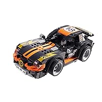 Wise Block Radio Control RC Building Set - 2.4GHz - Sports Car - 435 Piece Kit - Compatible with Lego and Other Leading Brands (US389054)