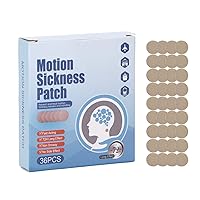 36pcs Anti Nausea Patch Sea Anti Nausea Patch for Travel of Cars, Cruises, Airplanes and Other Forms of Transport Movement Patch Relief of Nausea and Vertigo in Adults and Kids