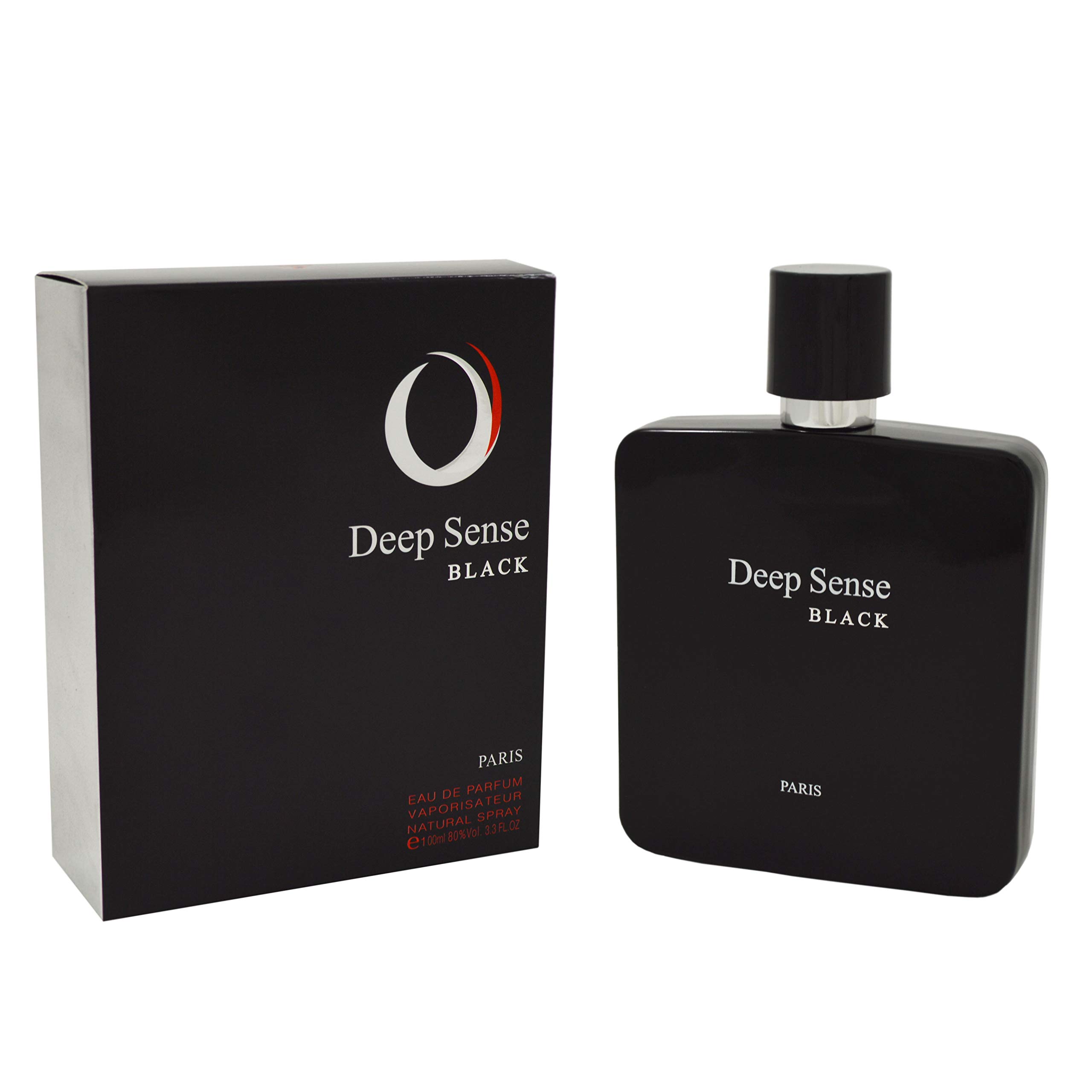Prime Collection Deep Sense Black Eau de Parfum for men, 3.3 Ounce