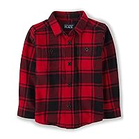 The Children's Place Toddler Boys Long Sleeve Button Down Shirt