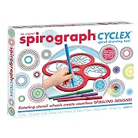 Spirograph – Cyclex Set – Art Kit – Rotating Stencil Wheel Creates Countless Designs – for Ages 8+