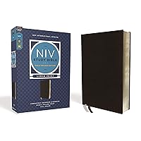 NIV Study Bible, Fully Revised Edition (Study Deeply. Believe Wholeheartedly.), Large Print, Bonded Leather, Black, Red Letter, Comfort Print NIV Study Bible, Fully Revised Edition (Study Deeply. Believe Wholeheartedly.), Large Print, Bonded Leather, Black, Red Letter, Comfort Print Bonded Leather
