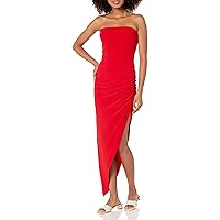 Norma Kamali Women's Strapless Side Drape Gown