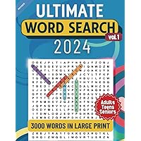 Ultimate Word Search for Adults Volume 1: A Large Print Puzzle Book for Teens, Seniors, and Adults Brain Relaxing Wordfind Activities