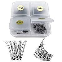 Lash Clusters DIY Eyelash Extension YASNAI Clusters Lashes 72 Pcs Individual Extensions Eyelsh Clusters Soft Natural Lightweight 10/12/14/16mm Mix Resuale Clusters Eyelash for Home Use