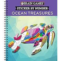 Brain Games - Sticker by Number: Ocean Treasures Brain Games - Sticker by Number: Ocean Treasures Spiral-bound