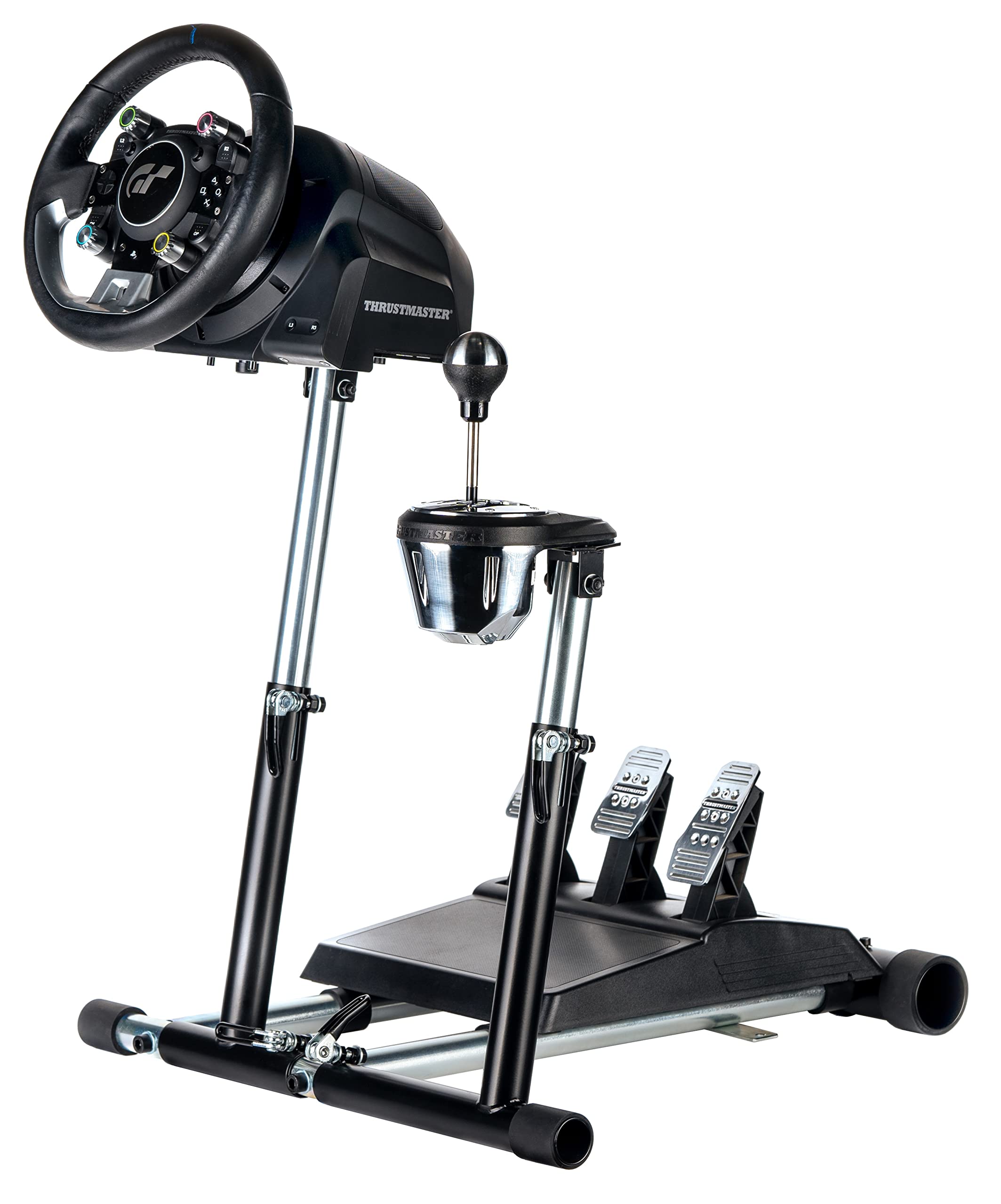 Wheel Stand Pro SuperTX Stand Compatible With Thrustmaster T300RS, T248, TX Leather, T150/T150 Pro/TMX/TMX Pro,GT, TX, TS-XW, TS-PC, T300GT, T-GT, T-GT II & T500RS Wheel & Pedals Not included