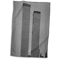 3dRose Florene Vintage - Vintage Twin Towers - Towels (twl-7530-1)