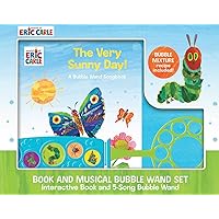 World of Eric Carle, The Very Sunny Day! Book and Musical Bubble Wand Sound Book Set - Toy Bubble Wand Plays 5 Songs - PI Kids World of Eric Carle, The Very Sunny Day! Book and Musical Bubble Wand Sound Book Set - Toy Bubble Wand Plays 5 Songs - PI Kids Board book