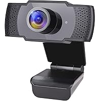 Serenelife 1080P Full HD Webcam - HD Audio & Video Unimpeded w/USB Connector, with Microphone, Computer Connection, Plug and Play