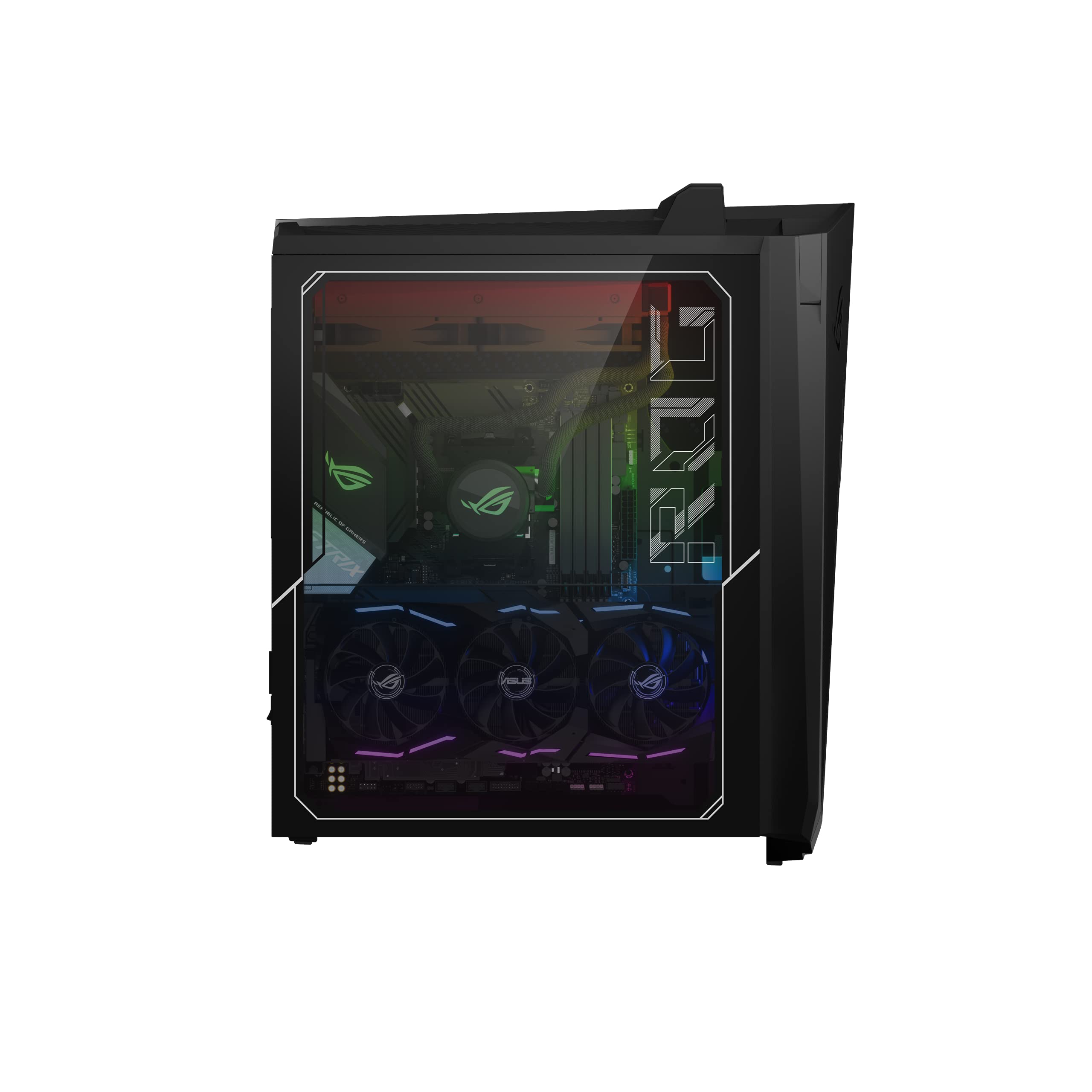 ASUS ROG Strix GA35 Gaming Desktop PC, GeForce RTX 3090, AMD Ryzen 9 5900X, 32GB DDR4 RAM, 1TB PCIe SSD + 2TB HDD, Dual Hot-Swap SSD Bays, ROG Scope & Chakram, Windows 11 Professional, GA35DX-XH999