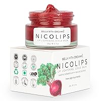 NicoLips Lip Scrub Balm Lightening and Brightening Dark Lips for Men and Women Dry Lips / Smoker / Chapped Lip & Lipstick Stains Removal Lipcare , 20 g