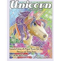 Unicorn Coloring Book Mosaic Color By Number - Enchanted Coloring with Magical Flowers, Cute Fairy Princesses and Fantasy Scenes: Stress Relief and ... Kids, and Teens (Adult Color By Number) Unicorn Coloring Book Mosaic Color By Number - Enchanted Coloring with Magical Flowers, Cute Fairy Princesses and Fantasy Scenes: Stress Relief and ... Kids, and Teens (Adult Color By Number) Paperback